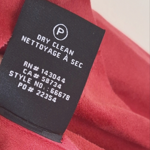 Bagatelle Collection Red Faux Leather Women's Jacket Size M NWT - Picture 8 of 10